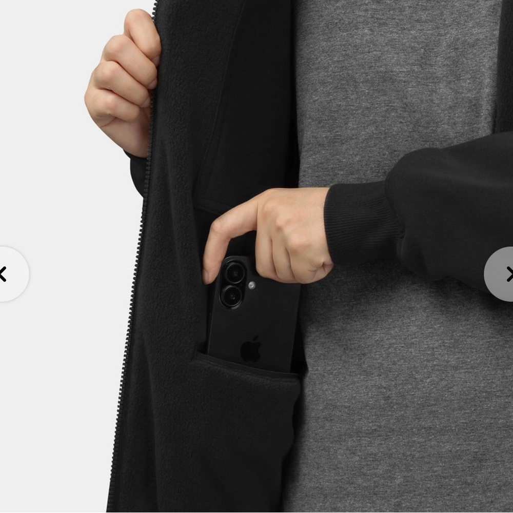 Ororo Black Zip-Up Hoodie - Picture 6 of 11